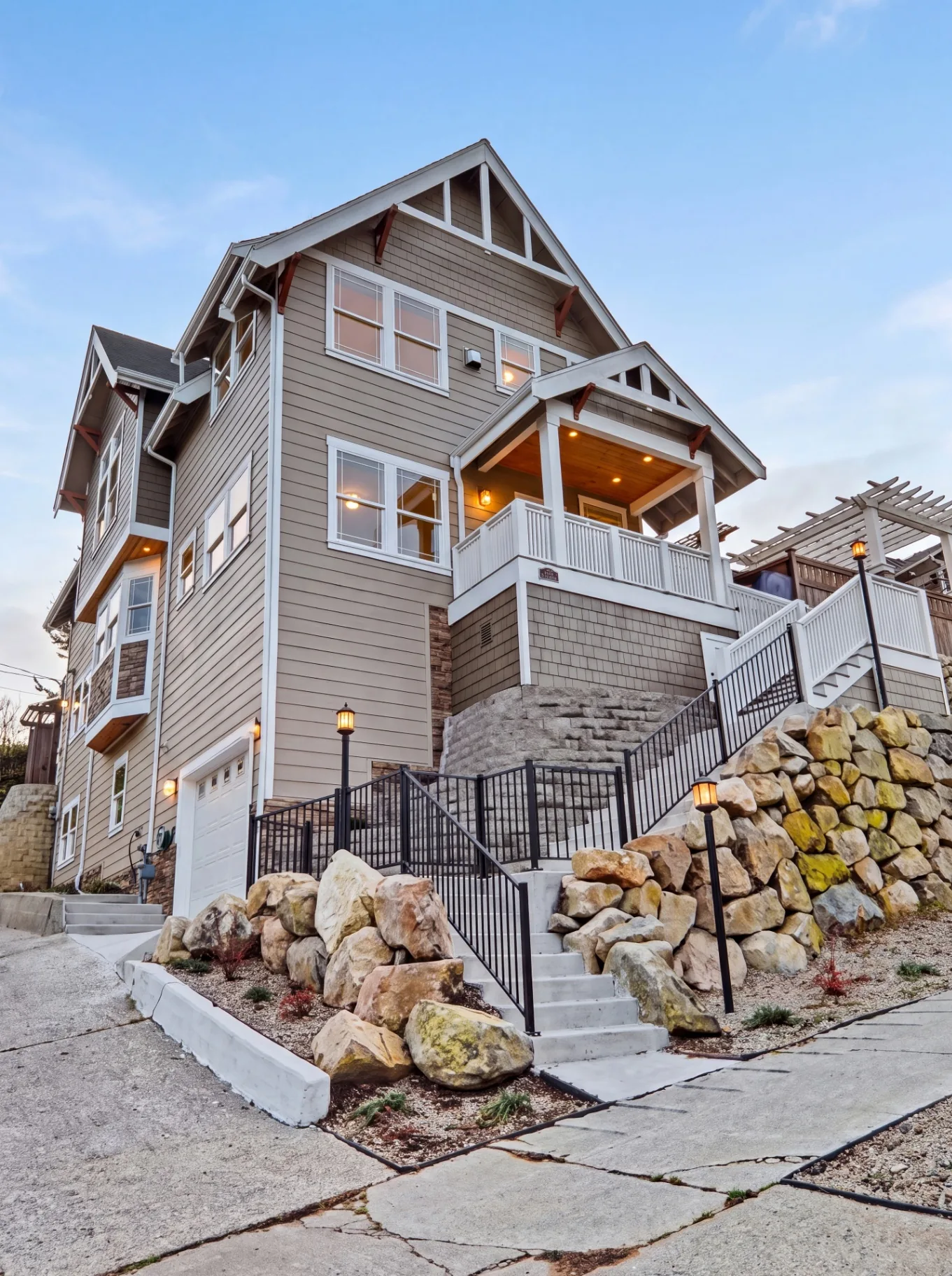 Custom craftsman home built by Premier Building & Construction
